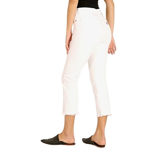 Levi's Premium High Rise Wedgie Straight Raw Hem Jeans In Cold Feet Size‎ 29 - Picture 2 of 7